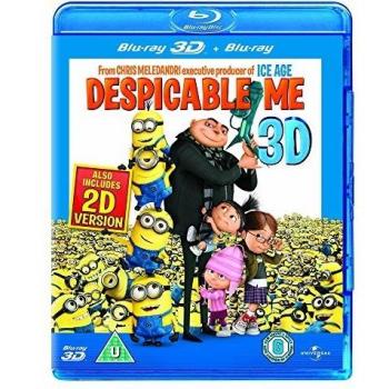 Despicable Me Blu-Ray (2011) Pierre Coffin cert U 2 discs FREE Shipping,