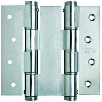 Bisagra de muelle 120 mm Inox, estuche de 2 piezas