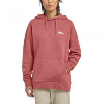 Jack Wolfskin Kapuzenpullover für Damen, rot, Größe S