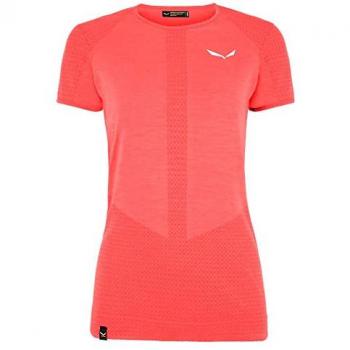 Veste courte en laine Alpine Wool de Salewa, couleur rose, modèle Zebru, size 38 pour femmes