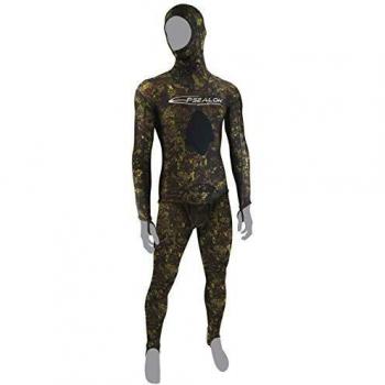 EPSEALON Costume de Surf Rash Pantalon Veste-T4 Homme, Marron, Taille L