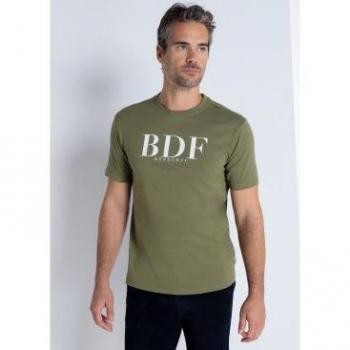 Tee Bendorff Hombre Manga Corta Gráfica Verde