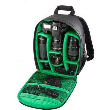 Breathable Waterproof Camera Bag for DSLR with Lens Pouch for Nikon Canon Sony