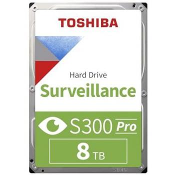 Disco Duro de Vigilancia Toshiba S300 Pro 8 TB, 24/7, 512 MB