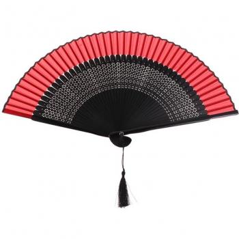 Ventilador de Baile Estilo Chino “Espiral Vintage”