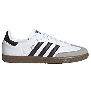 Weißer Adidas Samba Vegan mit Gummisohle