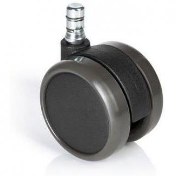 Stuhlrollen 5x ROLO No-Noise 11mm/65mm Metall, Kunststoff hjh OFFICE