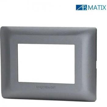 ABM Plaque de Couverture Fruits 8 Places 120x85 Gris Foncé