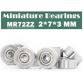 RR-720ZZ 10p Rodamientos MR72 Miniatura