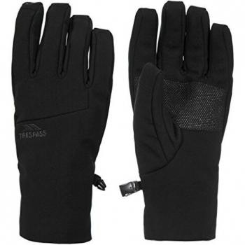 Trespass Royce Adult Softshell Touchscreen Gloves Black