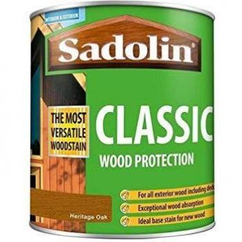 Sadolin Classic Wood Protection Woodstain Heritage Oak 1 L