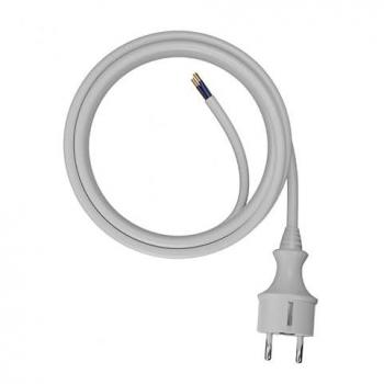 Câble AWTOOLS 2 m avec prise 3 x 1.0 blanc H05VV-F