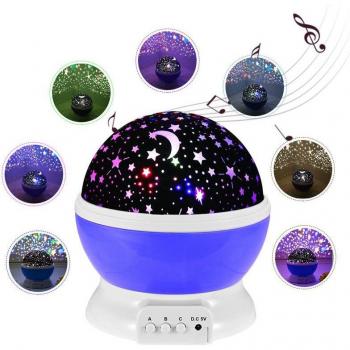 Romantic Rotating Star Projector for Kids
