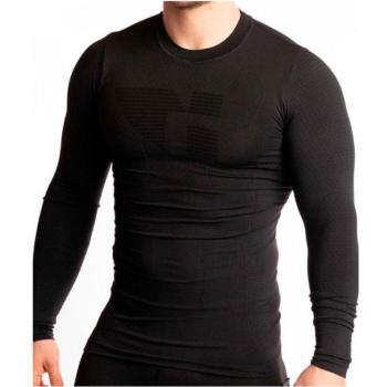 Camiseta de Running com Lenço Dadpa Preto M/Larga
