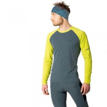 Dynafit Alpine Pro Ultra Yellow Long Sleeve Top M for Men