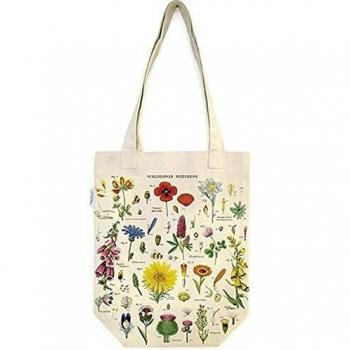 Wildflowers Meadow Print Tote Bag