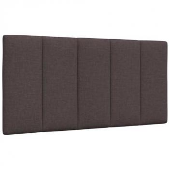 Coussin de Tête de Lit en Tissu Marron Foncé, 100 cm – Vidaxl