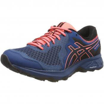 ASICS Damen Gel-Sonoma 4 G-TX Laufschuhe, Blau (Mako Blue/Sun Coral)