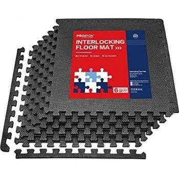 ProGym EVA Matting Kit – 6 Pcs, 60x60 cm, 1.2 cm Thickness