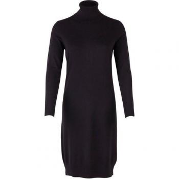 Saint Tropez MilaSZ U6801 Black Knitted Dress, Female, Size XL