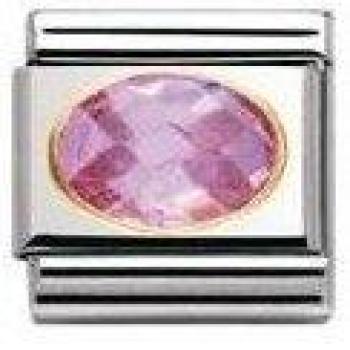 Componibile Donna Gioielli Nomination 030601/003 Brillante Oro Rosa