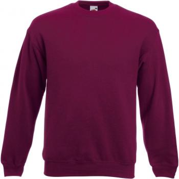 Burgunderfarbendes Set-In Sweatshirt S