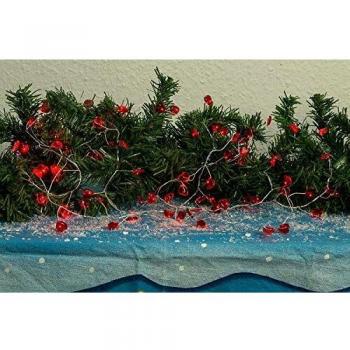 Rotes Herz-LED-Set SA139 – 72 LEDs, Cluster mit Reflektoren, 180 mm × 30 mm × 30 mm, Kunststoffkörper