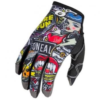Gants de motocross O'Neal Mayhem Crank Multicolore taille M
