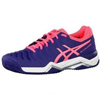 ASICS Gel Challenger 11 Clay Damen BLAU PINK E754Y 4920