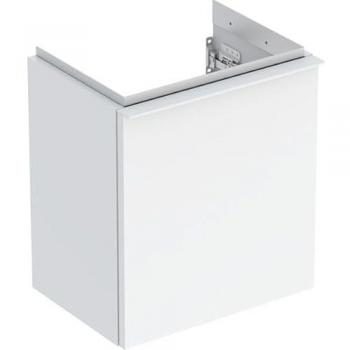 Keramag Geberit Icon Meuble Lavabo 502.300.01.1 – 37x42x28 mm, Charnières Droites, Blanc Brillant