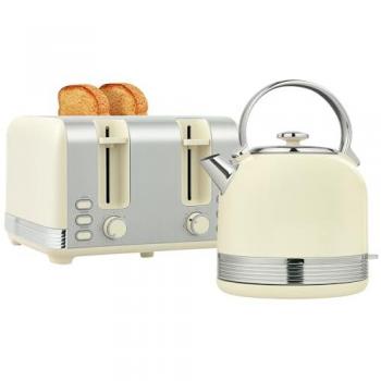 Combo Homcom: Hervidor Isolado + Tostadora 4 Slots 2200 W