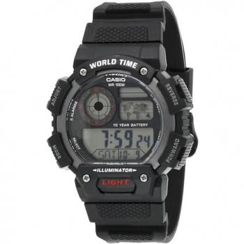 Orologio Casio Nero Digitali per Uomini AE‑1400WH‑1AVDF