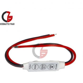 3-Key LED Brightness Dimmer for 3528 5050 5630 Strips 12V