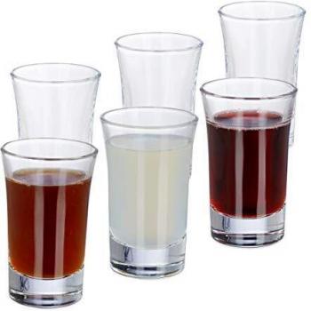 Relaxdays Snapschalen – 4cl, 6er Glas-Set
