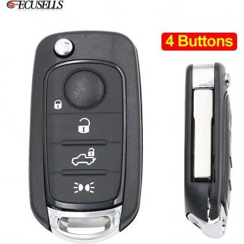 Remote Key Case with SIP22 Blade for Fiat Toro 500X 500 Punto Egea Tipo Dodge Neon