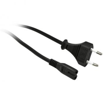 Netzkabel 220V Euro-Stecker auf Euro8-Buchse, 1,