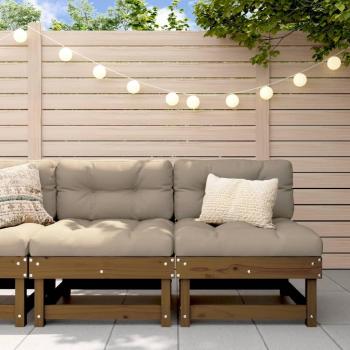 VidaXL Gartenlounge 2 Stk. Honigbraun Kiefer Massivholz
