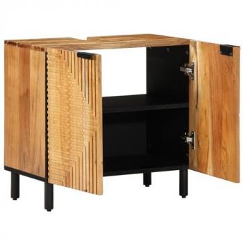 Woodland Serenity Bathroom Cabinet – Solid Acacia, 62x33x58 cm