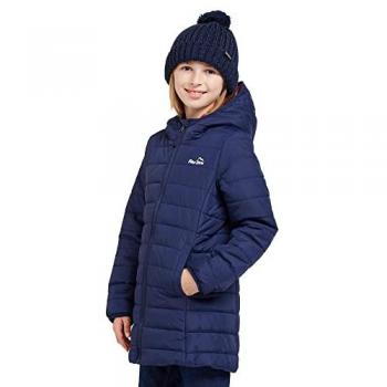 Peter Storm Girls Kids' Blisco Ii Insulated Longline Puffer Jacket With Hood