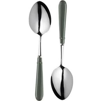 Mary Berry Elegant Green Serving Spoons