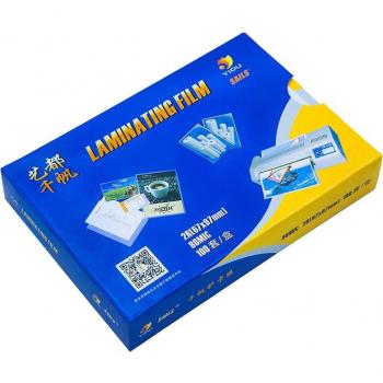 2R 80MIC Laminating Film for Business Card Protection, 100 pcs/package