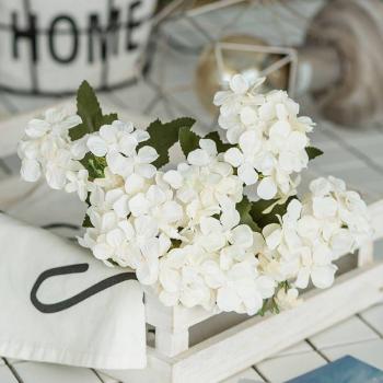 30cm Silk Hydrangea Autumn Floral Set