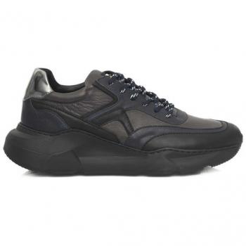 Cerruti 1881 Women's Blue Leather Sneakers
