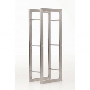 Étagère de rangement pour bois de cheminée 100x60x25 cm
