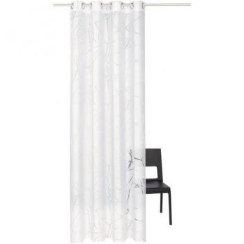 MY HOME Gardine Anna – 140 × 145 cm, halbtransparent, mit Ösen