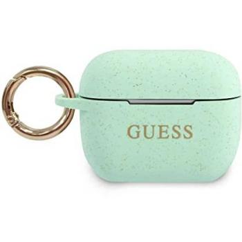 Guess Custodia glitter verde per cuffie Apple AirPods Pro