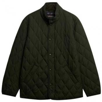 Superdry Estate Men’s Down Quoted Jacket – Olive Green
