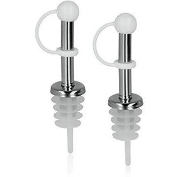 Metaltex Set of 2 Silver Pouring Nozzles
