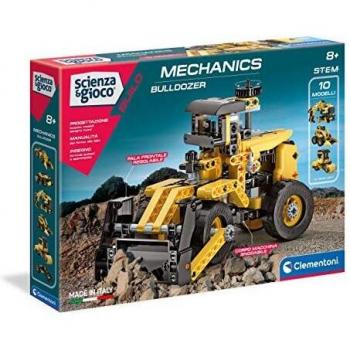 Jouet bulldozer CLEMENTONI, assemblage autonome – plastique multicolor