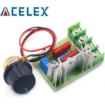 Gradateur haute performance 220 V 2 kW avec potentiomètre intégré